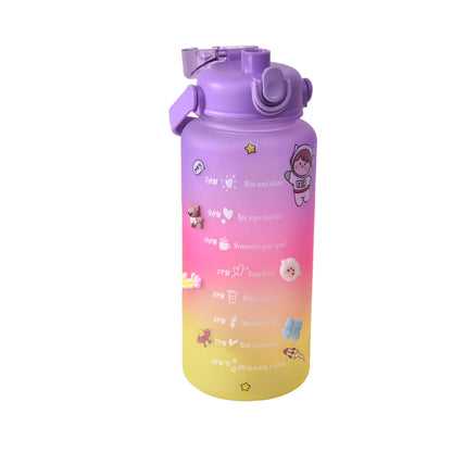 SET BOTELLA MOTIVACIONAL DE AGUA POR 3 UNIDADES