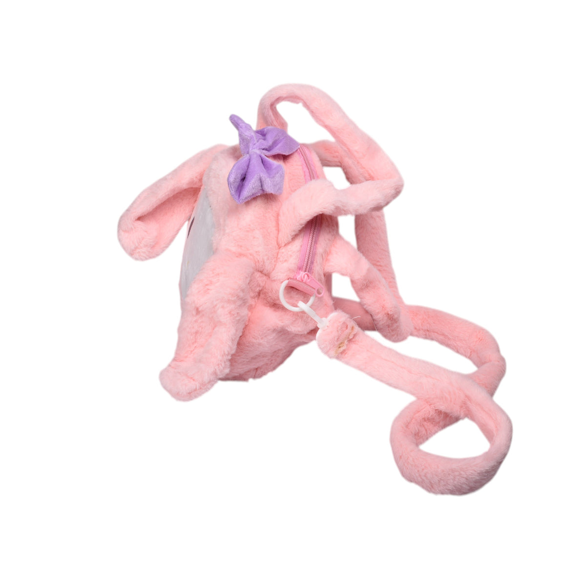 bolso cartera niña de peluche personaje dim:23x22x6