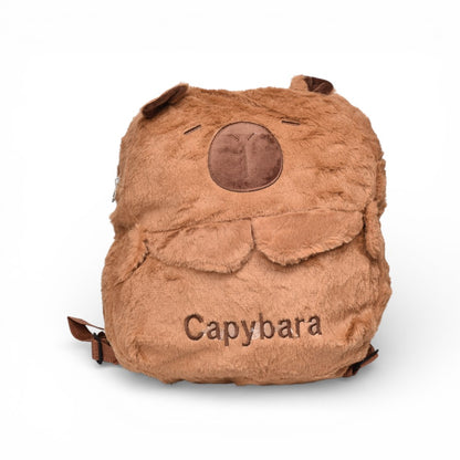 MALETA MORRAL CAPYBARA PELUCHE POLIESTER DIM:29X25X7