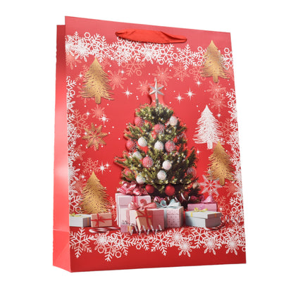 BOLSA REGALO EN PAPEL NAVIDAD TAMAÑO (L) GRANDE