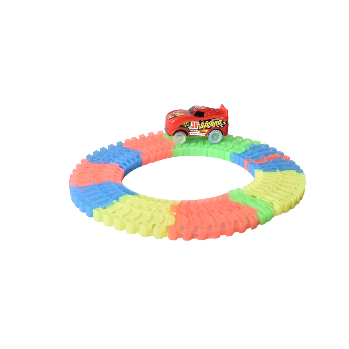 juguete pista fichas plasticas
