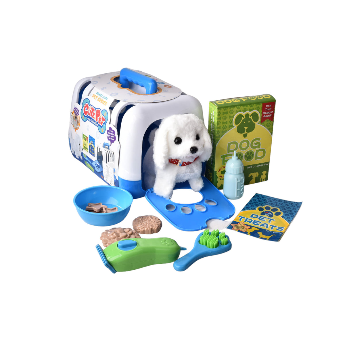 juguete set doctor veterinario azul con accesorios