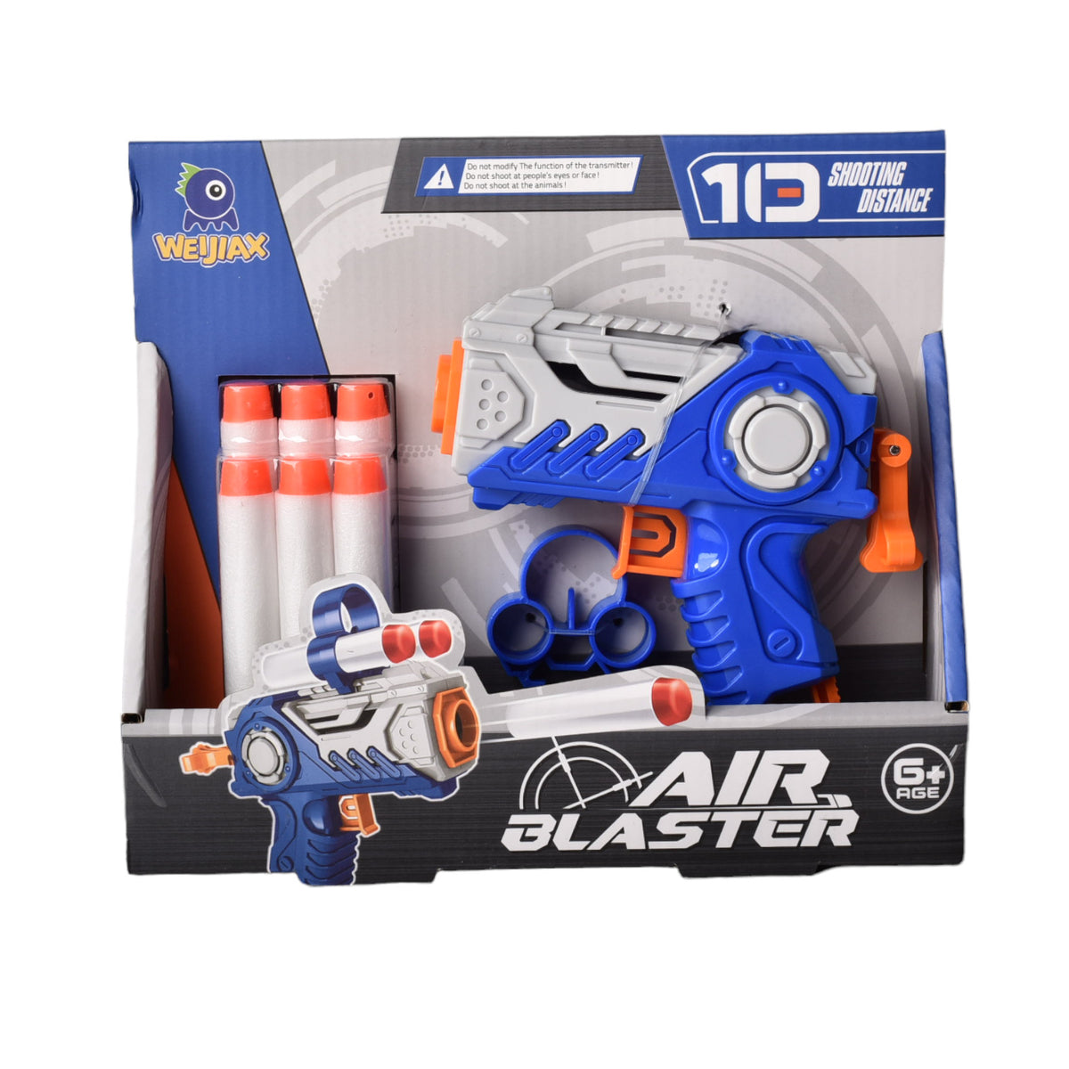 pistola lanza dardos x 6 dardos
