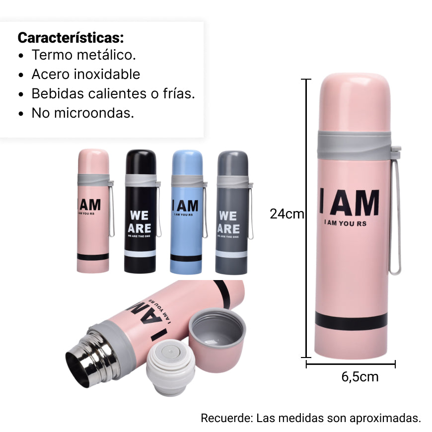 termo acero inoxidable 500ml
