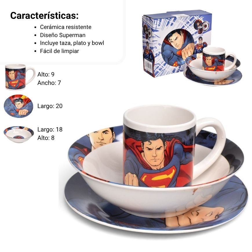set vajilla prj ceramica 240ml