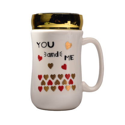 MUG POCILLO CERAMICA CAFE VASO DIM:7x7x14CM