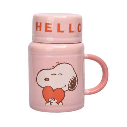 POCILLO CERAMICA SNOOPY PERSONAJE 520ML DIM:14X8