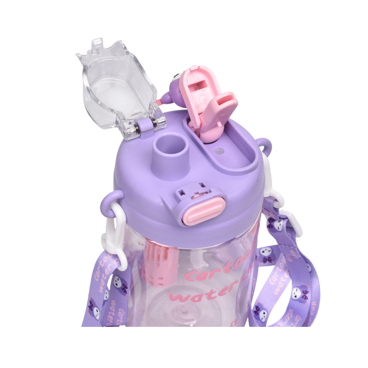 botella de agua 500ml personaje plastico