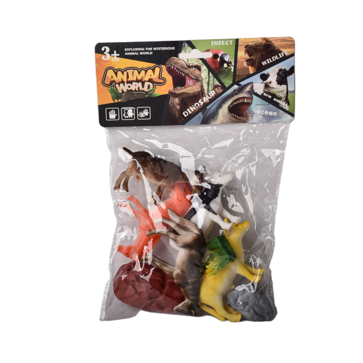set animales de granja juguete didactico colección niños