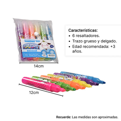 RESALTADOR X 6 PCS
