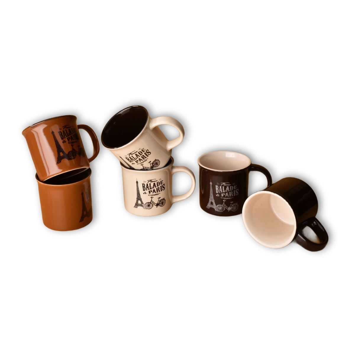 pocillo x6 pcs  ceramica dim:7*8cm (m996)