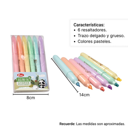 RESALTADOR X 6 PCS