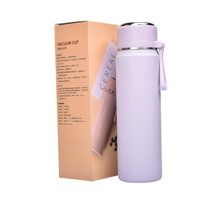 TERMO ACERO INOXIDABLE 600ML DIM:6X6X21