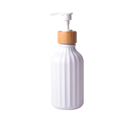DISPENSADOR JABON LIQUIDO PLASTICO DE 250ML DIM:6X6X19CM