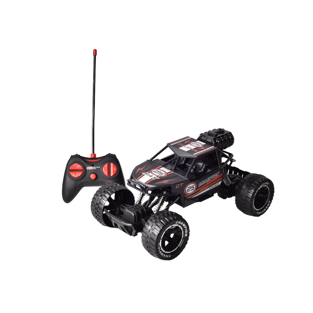 juguete carro con control remoto plastico