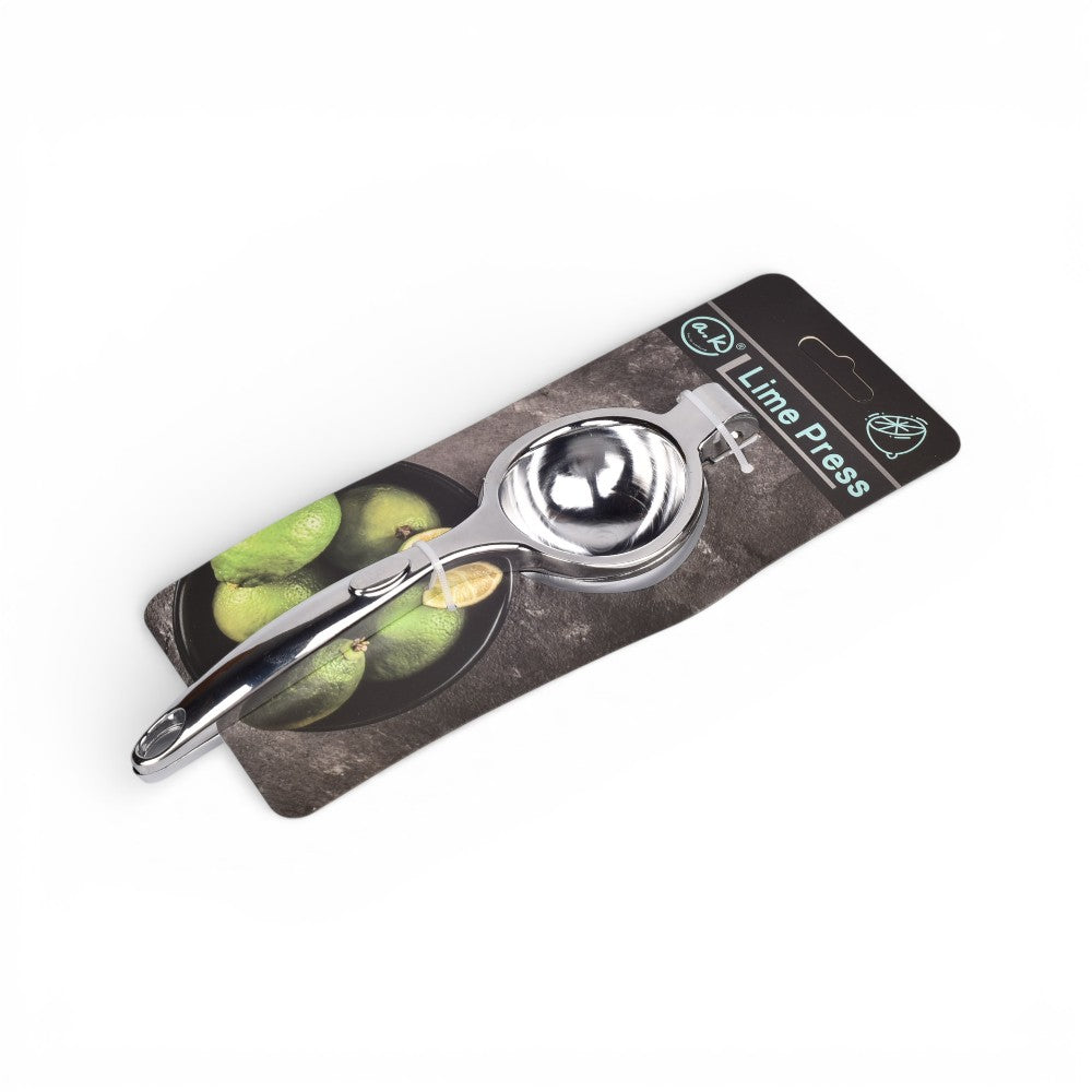 exprimidor de limon metal plateado dim:6x19x3