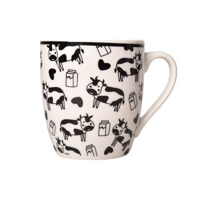 MUG POCILLO CERAMICA DISEÑO DE VACAS 200ML DIM:7X7X8