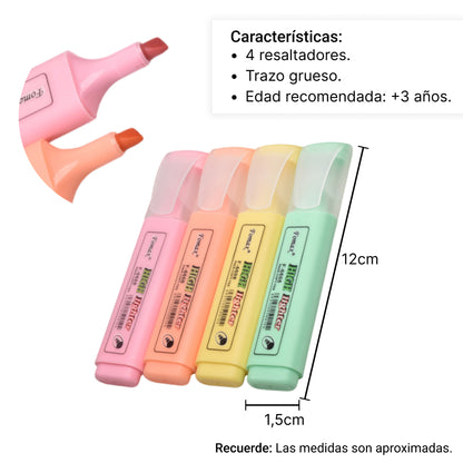RESALTADOR X 4PCS