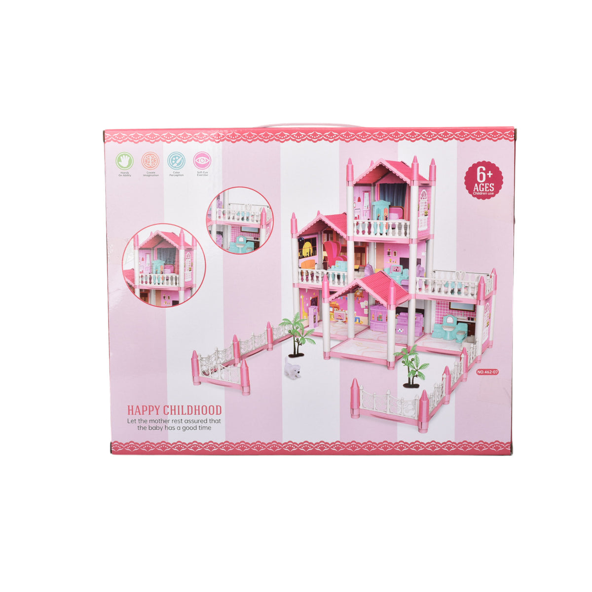 juguete casa de muñecas plastico niña armable dim:37x30x8