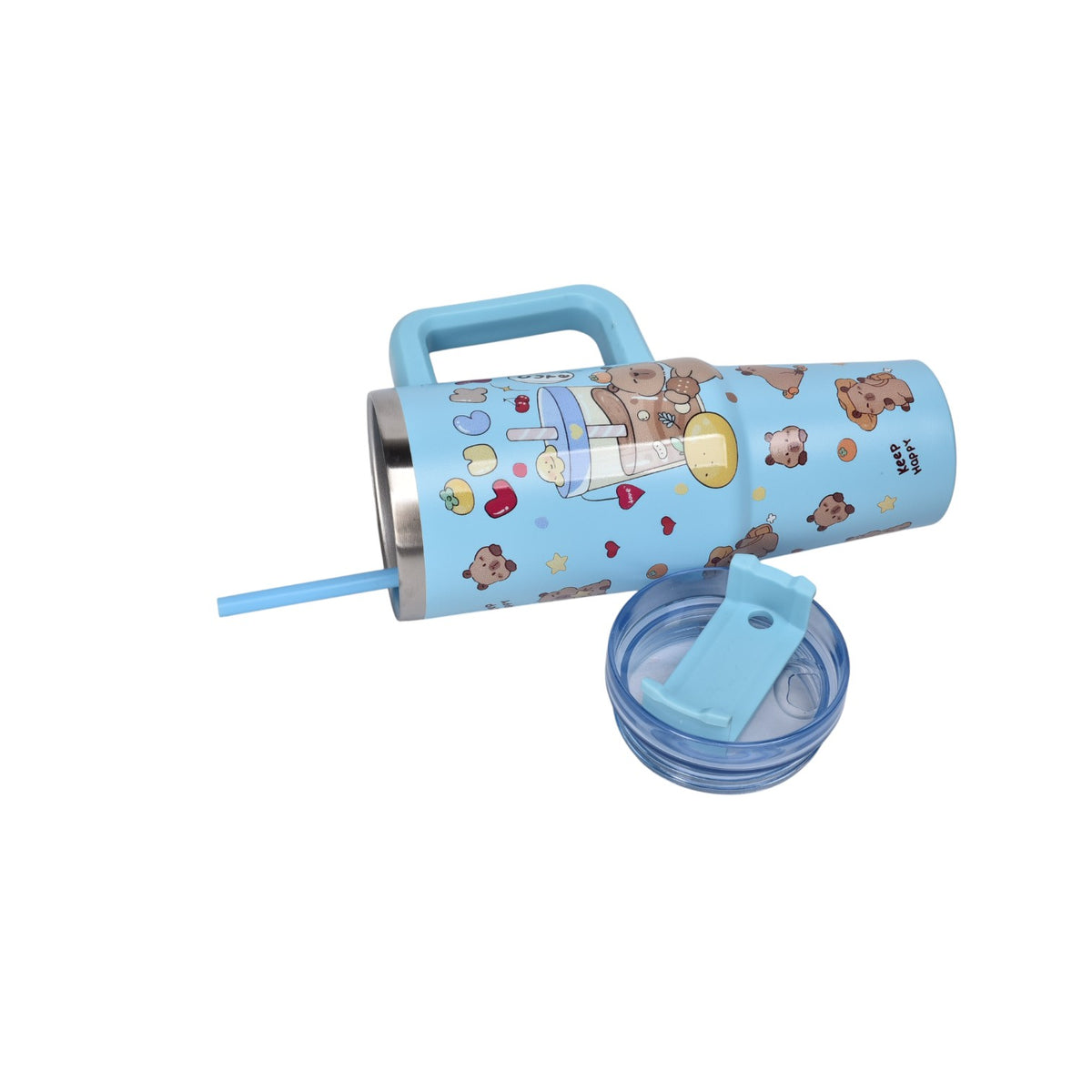 termo metalico 890ml capybara dim:9x25