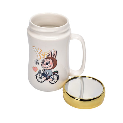 POCILLO CERAMICA PERSONAJE 450ML DIM:7X14