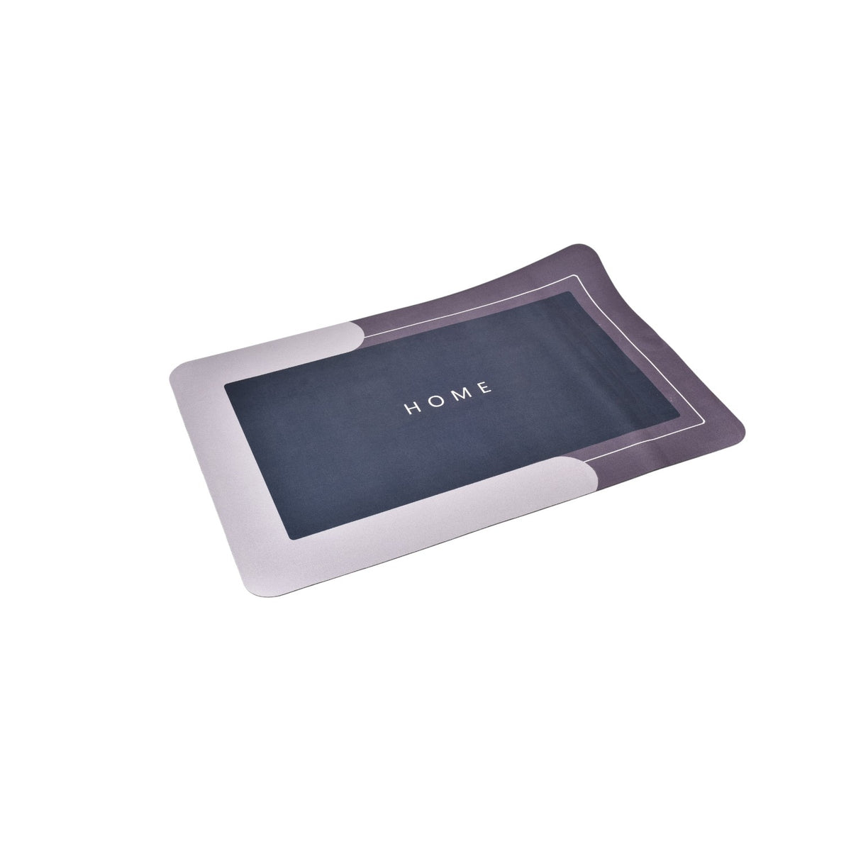 tapete de baño absorbente antideslizante caucho gris dim:38x58