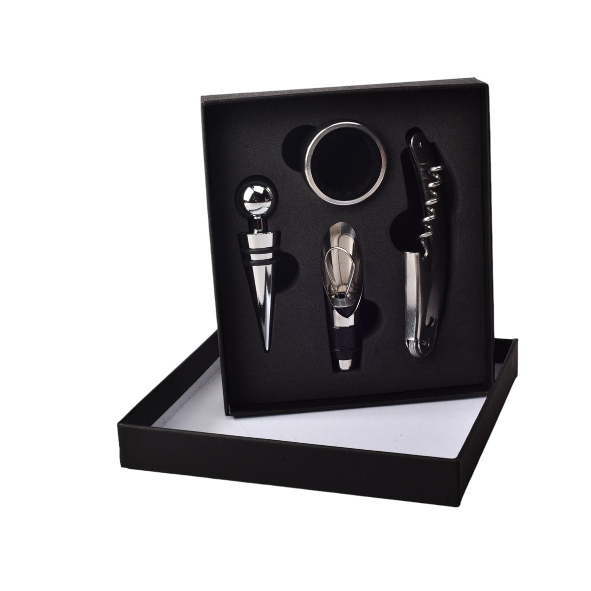 kit descorchador de vino por 4pcs acero inoxidable