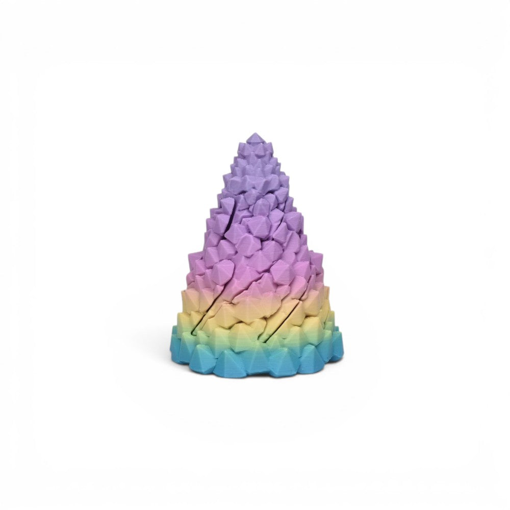 juguete didactico forma piramide plastico dim:8x6cm