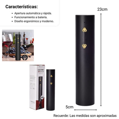 SACACORCHO ELECTRICO PARA VINO DIM:23X5