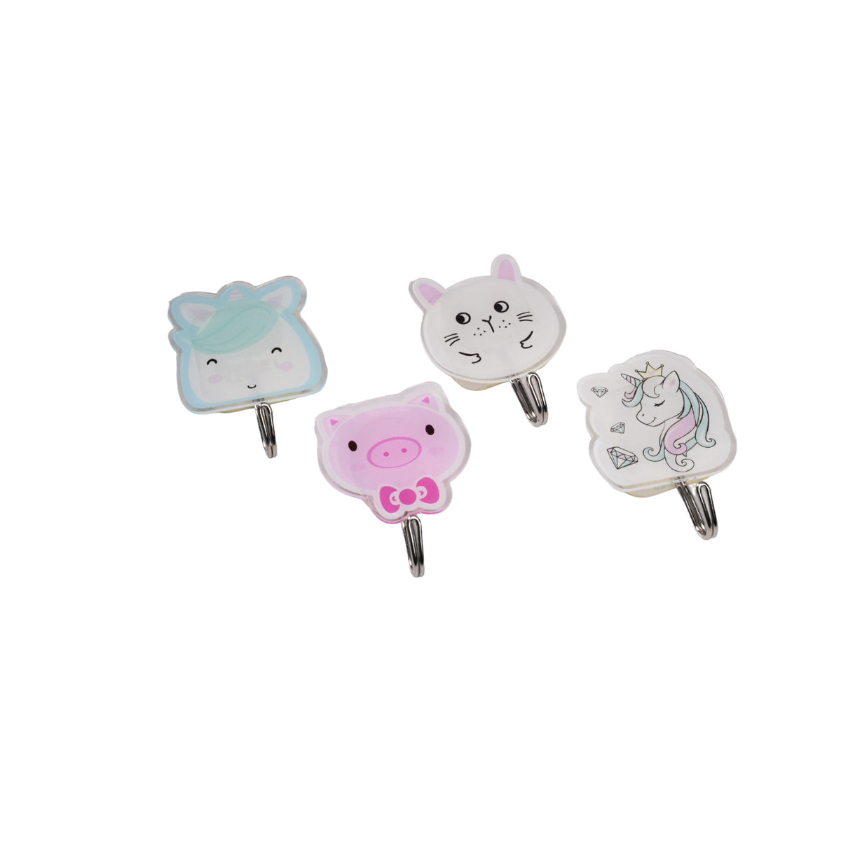 gancho pegar pared forma animales