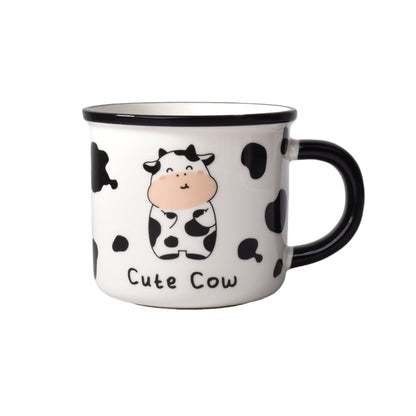 MUG POCILLO DISEÑO DE VACAS CERAMICA DE 350ML DIM:8X8X8