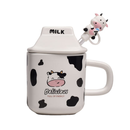 MUG POCILLO EN CERAMICA FORMA VACA