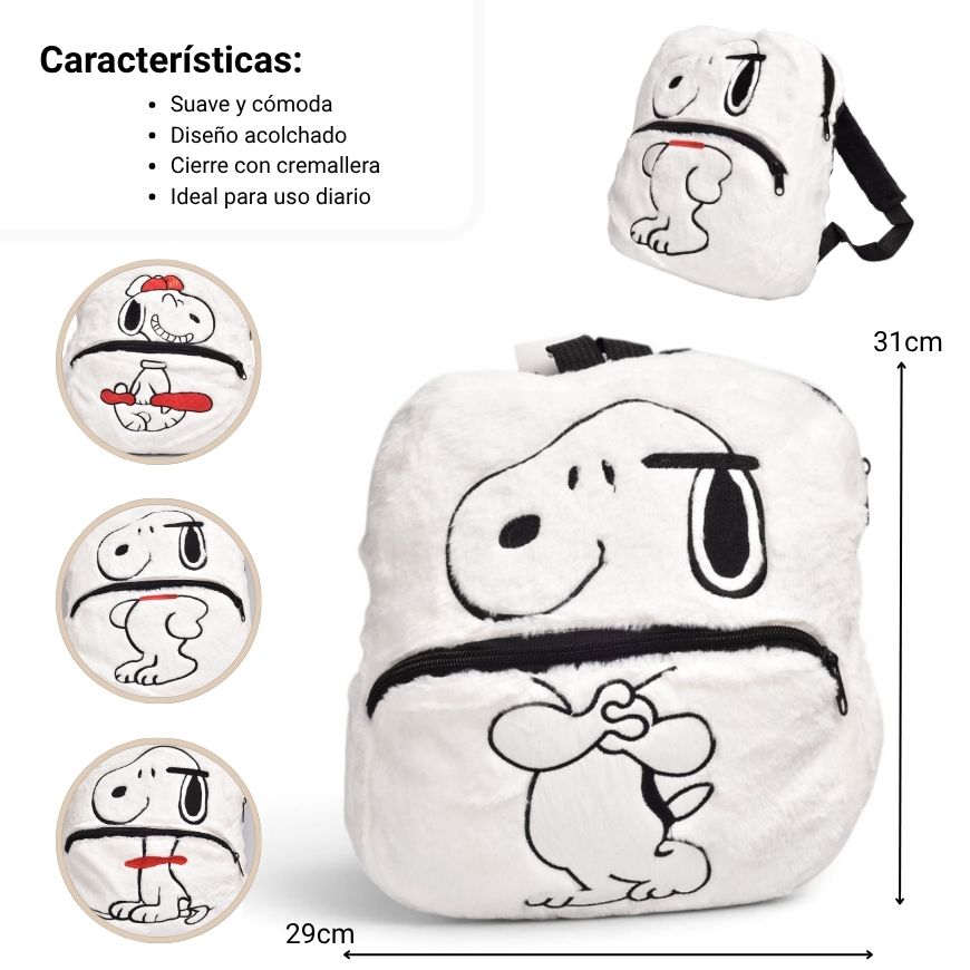 maleta moral prj peluche poliester dim:28x23cm