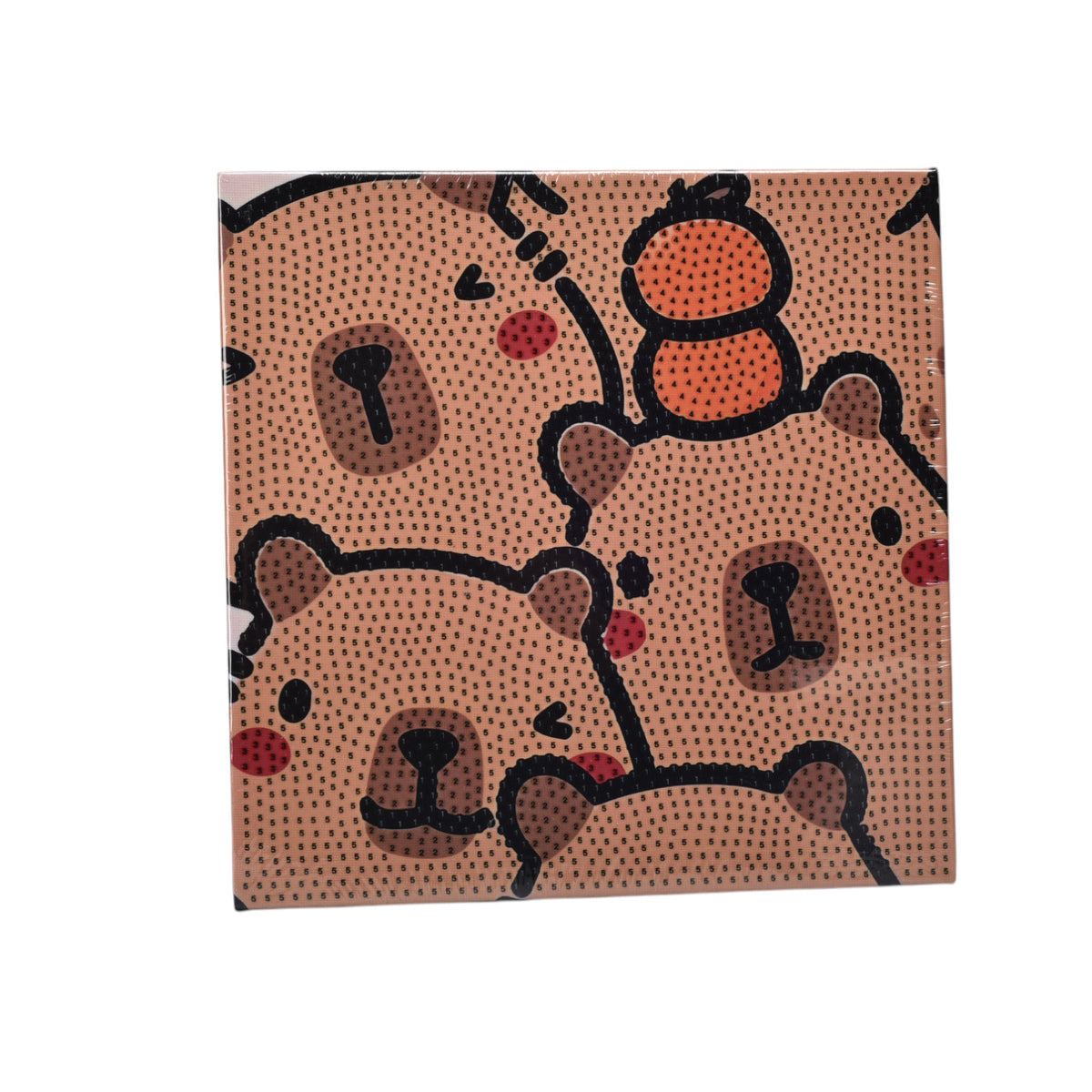 cuadro juguete de piedras didactico niños capybara