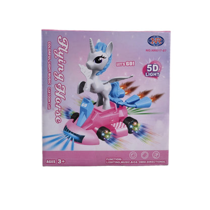UNICORNIO CARRO CON LUCES SONIDO Y MOVIMIENTO