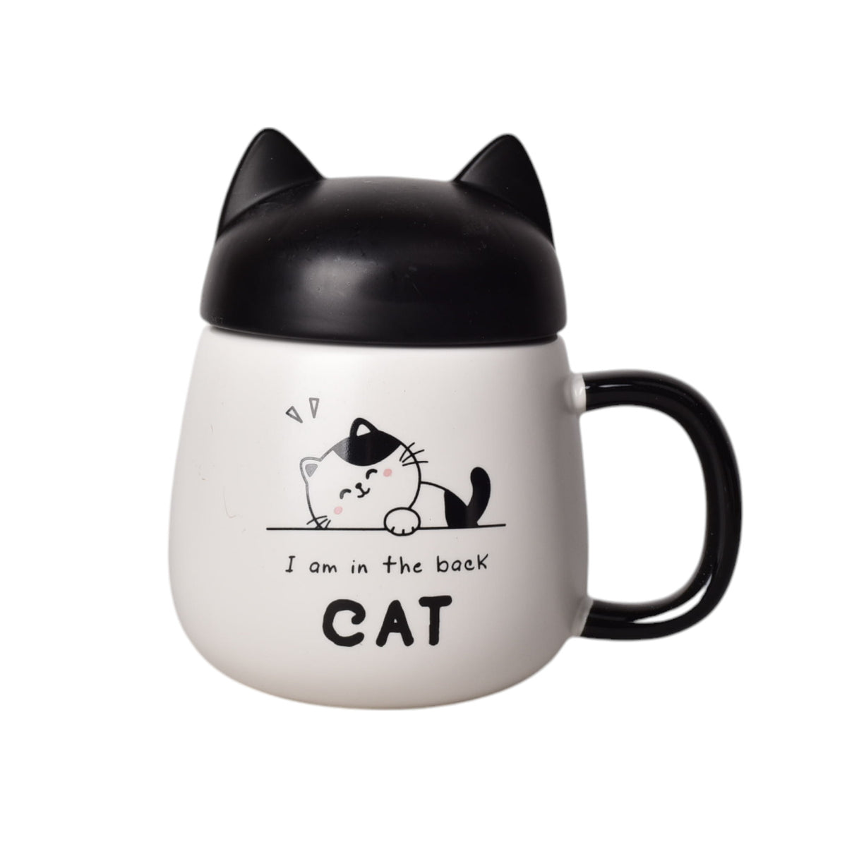 mug pocillo ceramica forma de gato 500ml dim:10*10*13