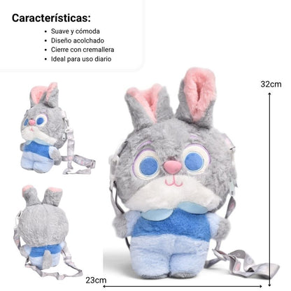 MALETA MORAL PRJ PELUCHE POLIESTER DIM:24X19CM