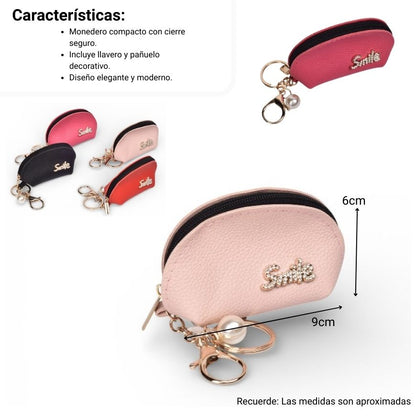 MONEDERO SINTETICO MUJER DIM:9X6X3