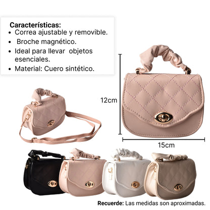 BOLSO CARTERA MANOS LIBRES CON CORREA DAMA SINTETICO