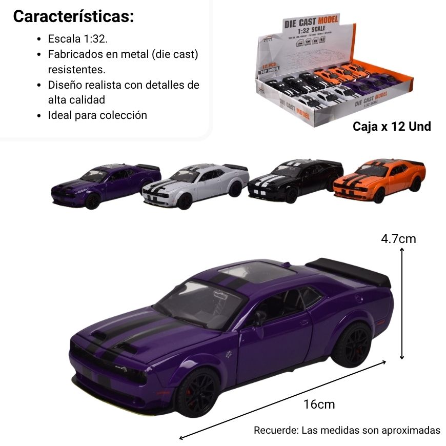 carro coleccio metalico escala 1/32