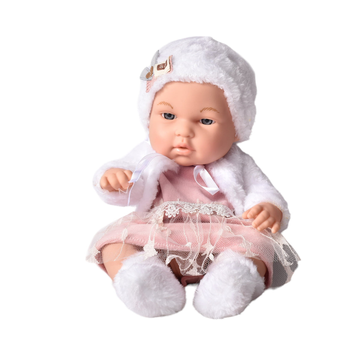 juguete bebe muñeca de caucho realista con accesorios