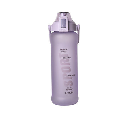 BOTELLA DE AGUA PLASTICO 1000ML DIM:27*8*8