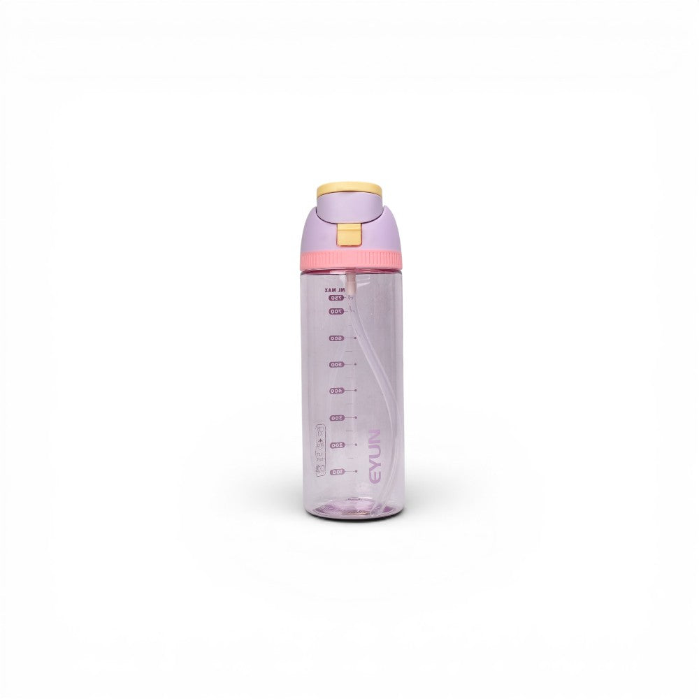 botella de agua plastico 850ml dim:7x7x25
