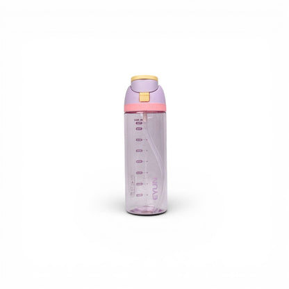 BOTELLA DE AGUA PLASTICO 850ML DIM:7X7X25