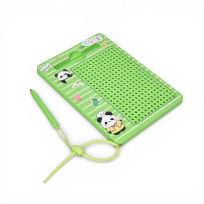 TABLERO MAGNETICO VERDE CON LAPIZ PLASTICO Y METAL DIM:14X20