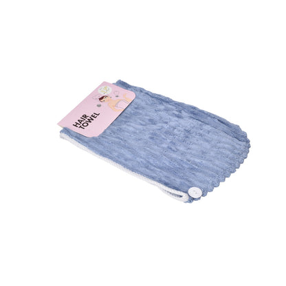 GORRO MICROFIBRA POLIESTER PARA SECAR EL CABELLO
