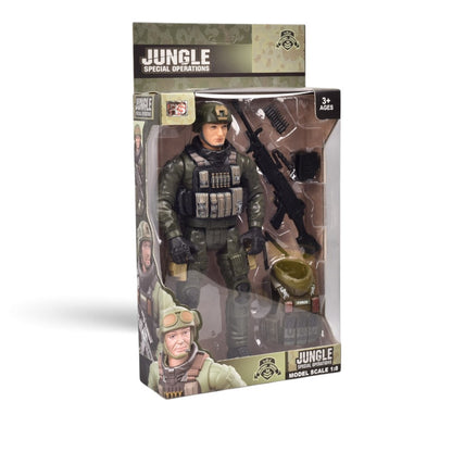 MUÑECO MILITAR PLASTICO DIM: 31*6*17CM