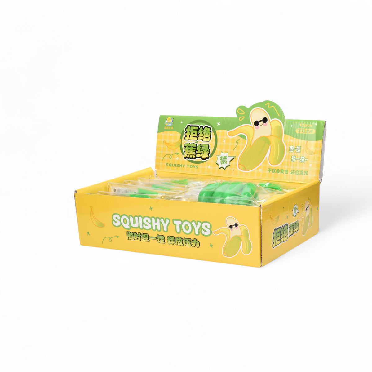 squishy forma banano anti estres elastico caucho dim:7cm