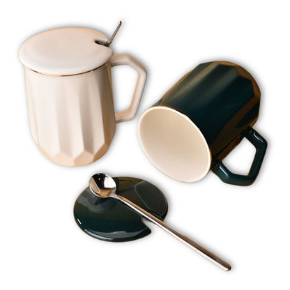 POCILLO EN CERAMICA CON TAPA MUG  POCILLO CERAMICA POCILLO D