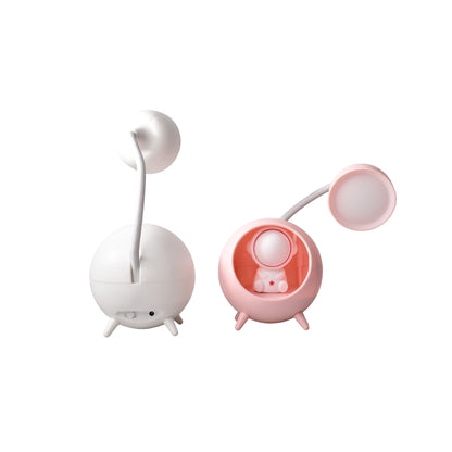 LAMPARA CON CABLE USB RECARGABLE FORMA DE ASTRONAUTA PLASTIC